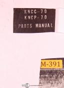 Makino-Makino KGNCP-70, Vertical Milling Machine Parts List Manual-KGNCP-70-01